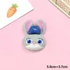Ventas Directas de Fábrica Animales Pequeños Locos Conejo Oficial de Policía Set Accesorios de Resina DIY Pegamento de Crema Charms para Crocs Gomas para el Cabello
