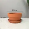 Maceta de barro antigua maceta de paisaje maceta para plantar diy planta suculenta pequeña flor pequeña planta en maceta con plato maceta de azulejo