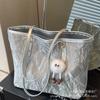 Bolsa Tote de Moda Más Vendida para Mujer 2026 Nuevo Modelo Gran Capacidad Moda para el Trabajo y el Viaje Bolso de Hombro Elegante con Textura