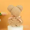 Toalla a Cuadros de Piña de Recuerdo, Toalla de Oso, Regalo de Agradecimiento de Boda, Evento Festivo, Regalo de Cumpleaños de Inauguración