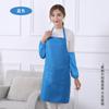Delantal Simple Color Sólido Estampado Logo Fábrica Venta al por Mayor Catering Cocina Ropa de Trabajo Hermética Suciedad para Hombres y Mujeres