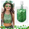 Gel Brillante Transfronterizo en Bolsa para Festivales de Carnaval, Maquillaje de Brillo Facial, Escamas de Brillo Corporal, Parches de Maquillaje