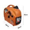 Caminhão 24V Pequeno Gerador CC Frequência Variável Ar Condicionado de Estacionamento Carregamento Mini Carro a Gasolina Portátil