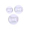 Conjunto de Ferramentas para Decoração de Bolo Fondant Molde de Mola de Laço 3 Peças Laço de Fita Plástico Fofo Fornecimento Direto do Fabricante