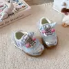Nuevos Zapatos Deportivos de Primavera y Otoño para Niñas, Zapatos Casuales Versátiles y de Moda para Bebés Niñas, Suelas Suaves Antideslizantes, para Niños Pequeños y Niños Pequeños, Zapatos Forrest Gump