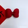 Tela de Año Nuevo Cuadros Lunares Lazo Accesorios para el Cabello DIY Hecho a Mano Adorno para la Cabeza Ropa Broche Decoración de Lazo