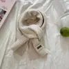 Bufanda Cálida de Lana Japonesa de Alta Gama Nueva para Hombres, Bufanda Tejida de Mezcla de Lana Estilo Retro Americano para Mujeres en Invierno