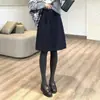 Nuevo Estilo Otoño e InviernoOriginalFalda Midi Floral Favorecedora, Falda de Lana, Falda Corta Sencilla para el Trabajo, Falda de Lana para Mujer
