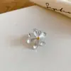 Set de anillos abiertos vintage retro color café dorado, anillo para dedo índice de diseño único con un toque de alta gama