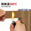 Cinta adhesiva de teflón para pie prensatelas de alta temperatura para máquinas de hacer bolsas, utilizada con cuchillas de corte en caliente, es una cinta aislante, antiescaldante, ignífuga, resistente al fuego, termoaislante y resistente al calor.