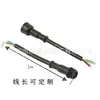 Cable de conexión de cabeza impermeable M12 de 2 núcleos/3 núcleos/4 núcleos, par de enchufes macho y hembra, cable de alimentación, enchufe de aviación para sensor, codo