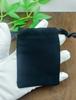 Bolsa de Algodón Negra Bolsa de Lona para Joyería Bolsa con Cordón para Joyería Bolsa Pequeña de Algodón Bolsa de Material con Cordón