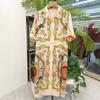 Elegante Socialité Estilo Diosa de Alta Gama Reductor de Edad Moda Trendy Nicho Vestido Floral para Mujer Primavera y Verano