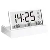 Reloj Electrónico Transfronterizo de Amazon Reloj Despertador Inteligente LCD Plegable de Escritorio Multifunción Pantalla de Fecha y Temperatura