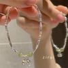 Pulsera de Cristal Imitación Ojo de Gato con Efecto Tornasolado para Mujer con Diseño de Nicho, Piedra DIY, Arena Recolectora de Luz Solar, Colgante Fino de Alta Calidad