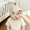 Chapéu de Bebê Primavera e Verão Estilo Fino Menina Proteção Solar Chapéu de Sol Bebê Borda de Renda Bordado Elegante Chapéu de Princesa