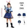 Fantasia Cosplay Fox Nick Roupa de Performance Infantil Fantasia de Policial Judy Hopps Fantasia Temática Zootopia
