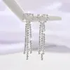 Nuevos pendientes de moda con cadena de garra de cobre, borla de corazón de amor de diamante, estilo coreano, personalidad, temperamento, pendientes versátiles