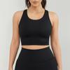 AliExpress Plus Size Colete Esportivo Longo Confortável Versátil Peça Única Com Bojo À Prova de Impacto Roupa Íntima de Yoga Costas Bonitas Inner Fitness