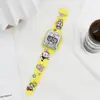 2025 Nuevo Reloj Electrónico Cuadrado Lindo de Dibujos Animados de Capibara Reloj LED Moda Cuadrado Estudiante Reloj Electrónico
