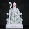 Estatua del Bodhisattva Rey de la Medicina para Adoración en Casa, Imitación de Mármol Blanco, Rey de la Medicina Sun Si-Miao, Huo Tuo, Zhang Zhongjing, Wu Zhen, Dios de la Medicina Bian Que