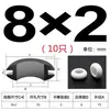 Ranura Ensanchada Tipo Elevado Silicona Doble Cara Bobina Protectora de Cable Salida de Cable Anillo de Goma Silicona Anillo Protector de Cable Resistente a Altas y Bajas Temperaturas Anillo de Sellado