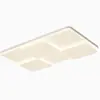 6 Lámparas de Techo de Roble Nuevas/Contemporáneas/Color Chocolate/Estilo Medieval Espectro Completo Reflexión Difusa Ultradelgadas para Sala de Estar, Dormitorio, Comedor Dd Hierro