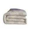 Celing Exports Manta Tejida de Algodón Lavable Oscura Frijol Otoño e Invierno Suave y Cera Nube Tejida Coreana Doble 2