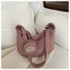 Bolso de pana para mujer estilo nuevo 2025, Bolso dumpling moderno y versátil, Bolso de suegra de alta calidad, Bolso bandolera casual retro