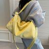 Bolsa de Gran Capacidad para Mujer 2026 Nuevo Verano Versátil de Moda Bolso de Hombro Cruzado con Diseño de Bolso Almohada Texturizado