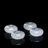 Colgante de Ágata Blanca Natural Hongchu Crystal para la Paz Accesorios de Joyería DIY Ágata Blanca Donut Cuentas Sueltas Al por Mayor