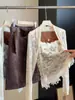 Camisa de encaje de diseño nicho de deseo puro estilo francés para mujer, top de manga larga básico nuevo otoño 2026