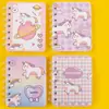 Cuaderno al por mayor de aspecto elegante con espiral Cuaderno para estudiantes Bloc de notas de dibujos animados Materiales de papelería de aprendizaje para niños Transfronterizo