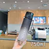 Copo de Água Verão Fosco Cor Degradê Copo Prático Garrafa de Água Esportiva Portátil Grande Capacidade Copo Espacial Copo de Água Transfronteiriço Venda por Atacado