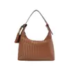 Bolso de Hombro Retro de Gran Capacidad para Mujer 2026 Nuevo de Moda Tendencia Bolso de Hombro Único Bolso Tote Tejido Tipo Cubo