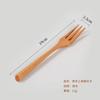 Cuchara y tenedor de loto de estilo japonés, palillos, mango largo, mango triangular, tenedor de madera, cuchara de madera creativa y combinación de palillos, paquete portátil, fabricantes al por mayor