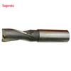 Fresa de aço rápido temperado Shuangliu de 3 mm/4 mm/6 mm/12 mm/20 mm x 2 arestas, haste reta, fresa de rasgo de chaveta, para venda no atacado