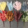 Cachos artificiais de folhas de acácia para arranjos de chão de casamento, decoração de casamento, arranjos florais, folhagem de fundo, decorações de corredor de hotel