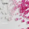 Nueva joyería con forma de corazón para decoración de uñas, sensible a la luz, cambia de color, Love, transparente como el hielo, corazón de melocotón, diamante plano, decoración de pegatina de uña de resina, venta al por mayor