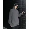 Suéter con capucha retro japonés para hombre, estilo invierno, chaqueta de punto holgada, marca trendy de Instagram, peluche de ciervo, sensación de alta gama