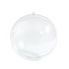 Bola de Plástico Transparente Alta 4-20cm Flor Eterna Bola Pendente Ps Decoração de Natal Bola Pendente Decorativa Festiva