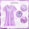 Sudeste Asiático Nuevo camisón de niña verano dulce ropa de casa vestido falda de encaje manga corta holgado estilo coreano falda para niños