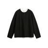 Primavera 2025 Nueva Camiseta de Dos Piezas Falsas Sudadera 280g Wafflick Talla Grande para Hombre Marca de Moda Japonesa Chaqueta para Estudiantes