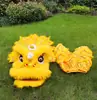 Danza del León Traje de Lana Accesorios León Pequeño León del Sur Danza del León Infantil Cabeza de León Versión Suprema León Danza León