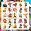 Pegatinas de Tatuaje de Dibujos Animados de Paw Patrol en Stock, Pegatinas de Tatuaje Lindas de Paw Patrol Hechas a Medida