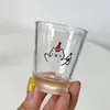 Vasos de Vidrio Comerciales para el Hogar Tazas de Té para Restaurante Boca Redonda Transparente Vasos de Cerveza Rectos Vasos para Leche y Jugo Vasos para Bebidas Frías