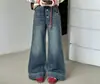 Conjunto de Ropa para Niña 2026 Nueva Moda de Primavera Elegante Cárdigan Suéter de Punto para Niños y Jeans Conjunto de Dos Piezas