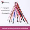 Cordão para Celular com Serigrafia, Alça para Crachá de Identificação, Transferência Térmica em Poliéster, Porta-Crachá de Trabalho, Cordão com Logo Impresso, Crachá de Trabalho Personalizado