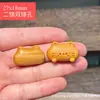 Talla en Madera de Ébano de Varios Accesorios Temáticos de Dibujos Animados, Pulseras Hechas a Mano DIY de Pequeños Pandas y Gatos, Joyería de Moda