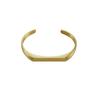 Pulseira DIY Transfronteiriça Nova Aço Titânio Banhado a Ouro Real 18K Luxo Leve Moda Geométrica Estilo Simples Pulseira de Aço Inoxidável de Alta Qualidade